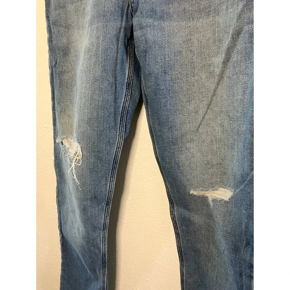 Wrangler Boys Size‎ 14 Light Wash Distressed Knees Adjustable Waist